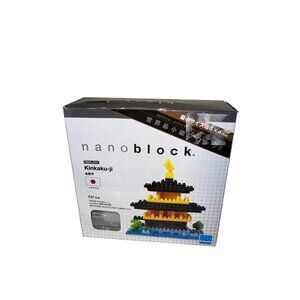Nanoblock Kinkaku-Ji Building Set Miniature Japanese Temple Micro-Sized Construc
